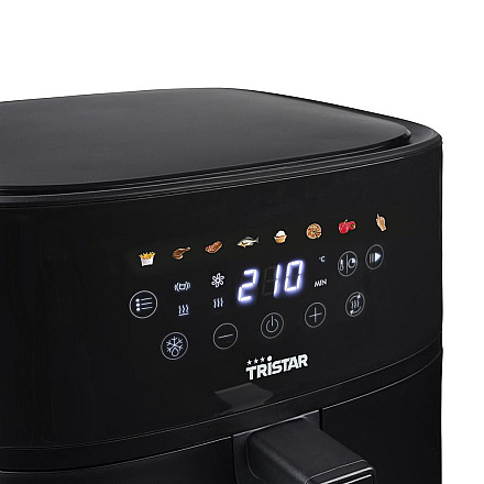 Фритюрниця без жиру Tristar FR-9071 2000 W 8 L Чорна з 8 програмами та LED-дисплеєм - 3