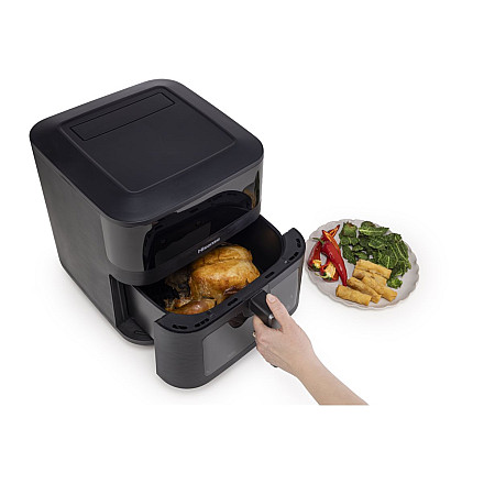Frytkownica powietrzna Gorenje HAF2100DCD, ємність 8 L, kolor чорний, idealna для zdrowego przygotowywania potraw - 3