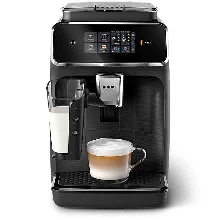 Кавоварка Philips 2300 серія EP2330/10 з вбудованим піноутворювачем молока, тиск 15 бар, автоматична, чорна, вміщує 12 чашок, контейнер для… - 2
