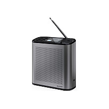 Sharp OSAKA Портативний Цифровий Радіоприймач DR-P530 GY з Bluetooth та USB, FM-приймач, Бездротове Підключення