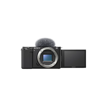 Фотоапарат Sony ZV-E10 для влогів з матрицею 24.2 МП, чутливістю ISO до 32000 та Wi-Fi, беззеркальна конструкція з екраном 2.95 дюйма - 5