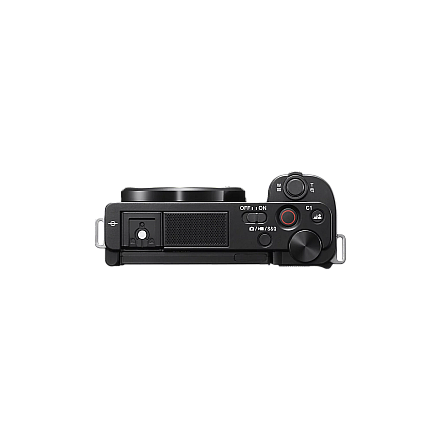 Фотоапарат Sony ZV-E10 для влогів з матрицею 24.2 МП, чутливістю ISO до 32000 та Wi-Fi, беззеркальна конструкція з екраном 2.95 дюйма - 2
