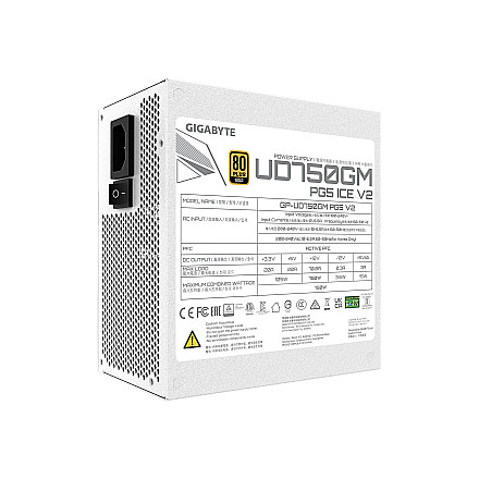 Блок живлення GIGABYTE UD750GM PG5 V2 ICE 750W - Висока продуктивність та надійність від Gigabyte - 3