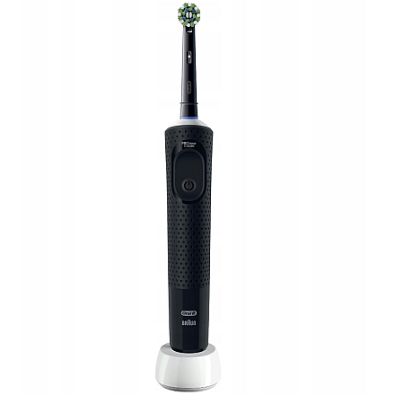 Електрична зубна щітка Oral-B Vitality Pro Duo з 2 насадками, 3 режимами чищення, акумуляторна, для дорослих, чорна/синя/біла - 3