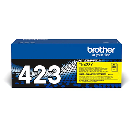 Brother | TN-423Y | Żółty | Kaseta z tonerem | 4000 stron - 1