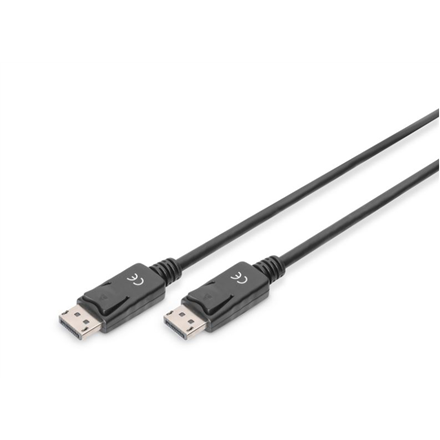 Digitus | Kabel DisplayPort | Męski | 20-pinowy DisplayPort | Męski | Czarny | 20-pinowy DisplayPort | 2 m - 1