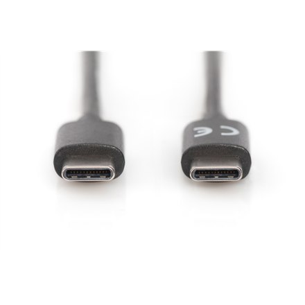 Digitus | Kabel USB-C | Męski | 24-pinowy USB-C | Męski | Czarny | 24-pinowy USB-C | 1,8 m - 5