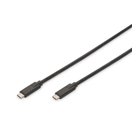 Digitus | Kabel USB-C | Męski | 24-pinowy USB-C | Męski | Czarny | 24-pinowy USB-C | 1 m - 4