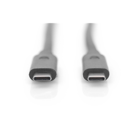 Digitus | Kabel USB-C | Męski | 24-pinowy USB-C | Męski | Czarny | 24-pinowy USB-C | 1 m - 2