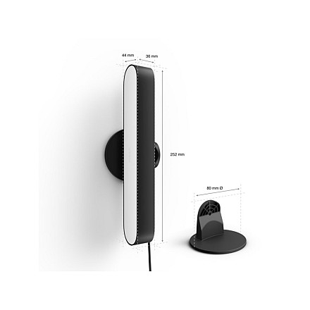 Philips Hue COL Play Light Bar Extension, czarny Philips Hue | Hue COL Play Light Bar Extension | W | 42 W | 2000-6500 Hue White Color Ambiance - 13