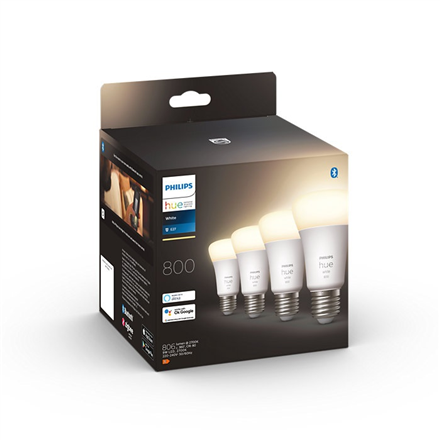 Philips Hue W 9W A60 E27 opakowanie 4 sztuki Philips Hue - 5
