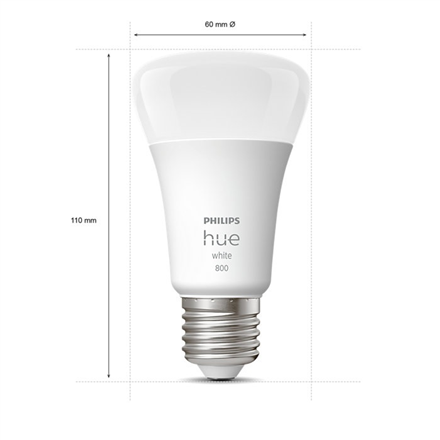 Philips Hue W 9W A60 E27 opakowanie 4 sztuki Philips Hue - 4