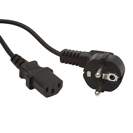 Кабель живлення IEC 60320 C13 1.8 m чорний VDE Cablexpert - 4