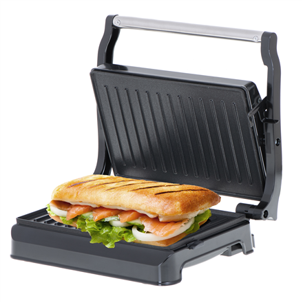 Grill електричний Adler AD 3052 настільний ze stali nierdzewnej 1200 W з антипригарнийmi платаmi та regulowanym nachyleniem talerza - 3