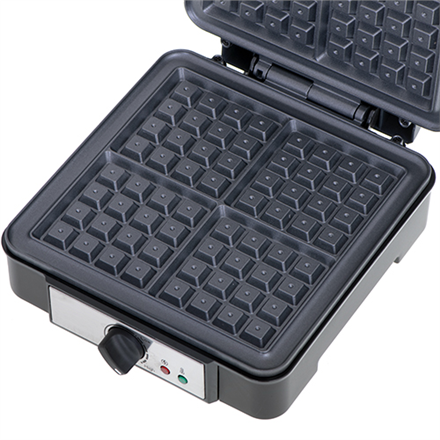 Adler | AD 3049 | Gofrownica | 1200 W | Ilość ciasta 4 | Belgia | Czarny - 3