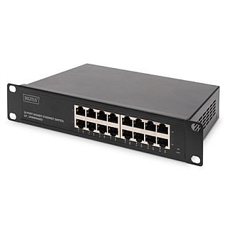 Digitus 16-портовий комутатор Gigabit Ethernet DN-80115 Некерований