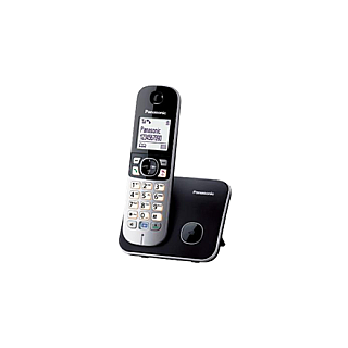 Panasonic Бездротовий телефон KX-TG6811FXB з дисплеєм ID дзвонячого