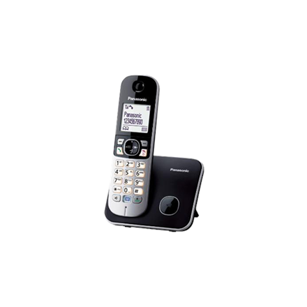 Panasonic Бездротовий телефон KX-TG6811FXB з дисплеєм ID дзвонячого - 1