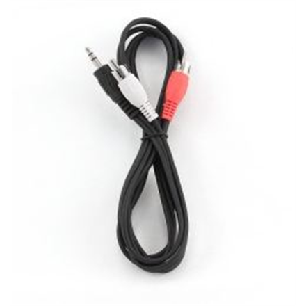 Kabel audio Cablexpert | Męski | RCA x 2 | Minijack stereo 3.5 mm | 1.5 m | Gwarancja: 12 miesięcy - 2