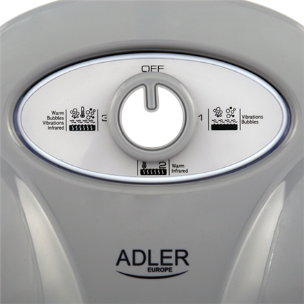 Adler | Masażer do stóp | AD 2167 | Biały/Szary - 2
