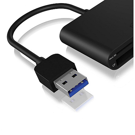 ICY BOX IB-CR301-U3 USB 3.0 Зовнішній czytnik kart USB 3.0 Typ-A - 4