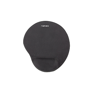 Килимок для миші Natec, Marmot, чорний, заповнення гелем 225x245 mm Natec