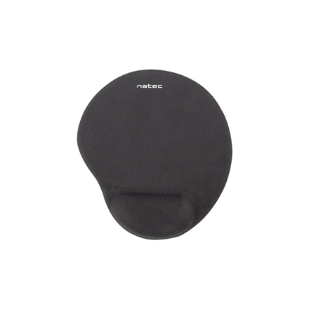 Килимок для миші Natec, Marmot, чорний, заповнення гелем 225x245 mm Natec - 1