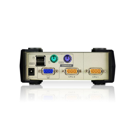 Aten | 2-portowy przełącznik KVM PS/2-USB VGA | CS82U-AT | Miesiące gwarancji - 2