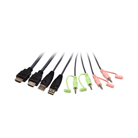 Aten | 2-portowy przełącznik KVM USB 4K HDMI ze zdalnym przełącznikiem portów | CS22H-AT | Miesiące gwarancji - 2