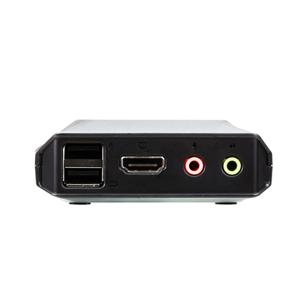 Aten | 2-portowy przełącznik KVM USB 4K HDMI ze zdalnym przełącznikiem portów | CS22H-AT | Miesiące gwarancji - 3