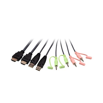 Aten | 2-portowy przełącznik KVM USB 4K HDMI ze zdalnym przełącznikiem portów | CS22H-AT | Miesiące gwarancji - 7