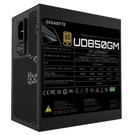 Gigabyte | PSU | GP-UD850GM | W | 850 W - 12