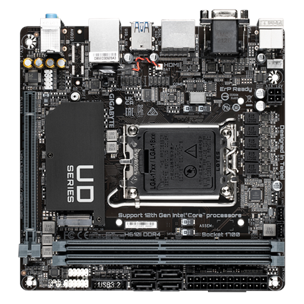 Gigabyte H610I DDR4 1.0 M/B Сімʼя процесорів Intel - 2
