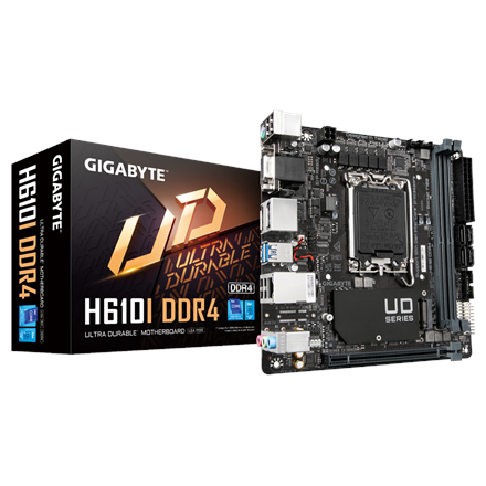 Gigabyte H610I DDR4 1.0 M/B Сімʼя процесорів Intel - 1