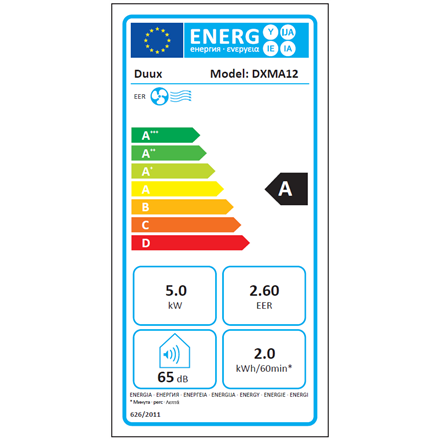 Duux | Inteligentny klimatyzator przenośny | Północ | Liczba prędkości 3 | Szary - 4