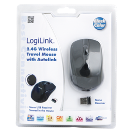 Logilink 2.4GH бездротова mini mysz з autolink - 3