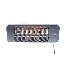 SUNRED | Grzejnik | LUG-2000W, Lugo Quartz Wall | Podczerwień | 2000 W | Liczba poziomów mocy | Odpowiedni do pomieszczeń do m² | Szary | IP24