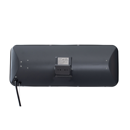 SUNRED | Grzejnik | LUG-2000W, Lugo Quartz Wall | Podczerwień | 2000 W | Liczba poziomów mocy | Odpowiedni do pomieszczeń do m² | Szary | IP24 - 3