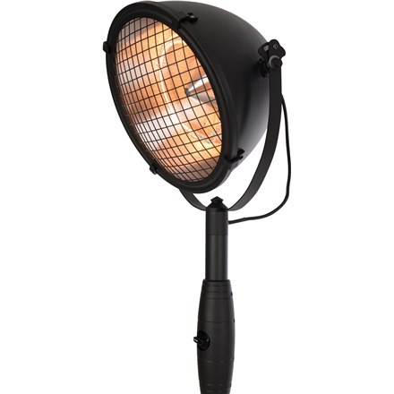 SUNRED | Grzejnik | RSS19, Indus Bright Standing | Podczerwień | 2100 W | Liczba poziomów mocy | Odpowiedni do pomieszczeń do m² | Czarny | IP54 - 8