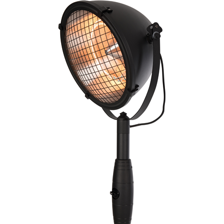 SUNRED | Grzejnik | RSS19, Indus Bright Standing | Podczerwień | 2100 W | Liczba poziomów mocy | Odpowiedni do pomieszczeń do m² | Czarny | IP54 - 2