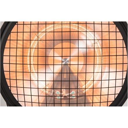 SUNRED | Grzejnik | RSS19, Indus Bright Standing | Podczerwień | 2100 W | Liczba poziomów mocy | Odpowiedni do pomieszczeń do m² | Czarny | IP54 - 10