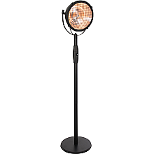 SUNRED | Grzejnik | RSS19, Indus Bright Standing | Podczerwień | 2100 W | Liczba poziomów mocy | Odpowiedni do pomieszczeń do m² | Czarny | IP54