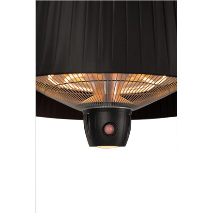 SUNRED | Grzejnik | ARTIX C-HB, Kompaktowy, Jasny, Wiszący | Podczerwień | 1500 W | Liczba poziomów mocy | Odpowiedni do pomieszczeń do m² | Czarny | IP24 - 7