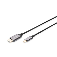 Кабель адаптерa wideo Digitus 19-pinowy HDMI typu A чоловічий