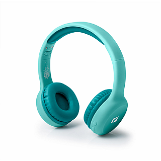 Muse | M-215BTB | Stereofoniczne słuchawki Bluetooth dla dzieci | Bezprzewodowe | Nauszne | Bluetooth | Bezprzewodowe | Niebieskie
