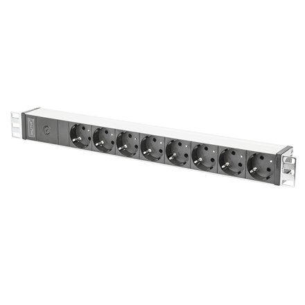 DIGITUS Professional DN-95410 - фільтр-розетка - 4000 W | Вихідне з'єднання кількість 8 | Чорний - 3