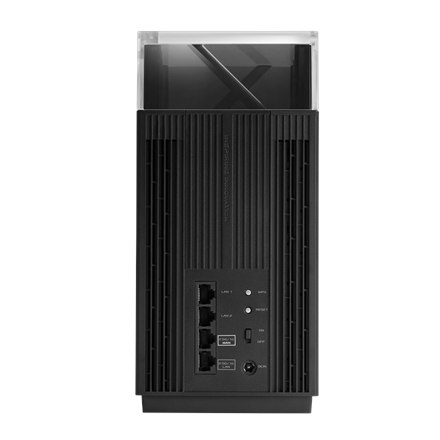 Asus | Wireless Wifi 6E Tri-band Gigabit Router | ZenWiFi Pro ET12 (2-Pack) | 802.11ax | 1148+4804+4804 Mbit/s | 10/100/1000/11000 Mbit/s | Porty Ethernet LAN (RJ-45) 3 | Obsługa sieci mesh Tak | MU-M - 15