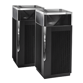 Asus | Wireless Wifi 6E Tri-band Gigabit Router | ZenWiFi Pro ET12 (2-Pack) | 802.11ax | 1148+4804+4804 Mbit/s | 10/100/1000/11000 Mbit/s | Porty Ethernet LAN (RJ-45) 3 | Obsługa sieci mesh Tak | MU-M