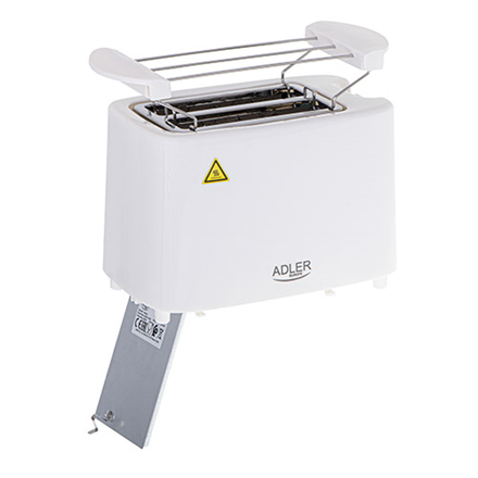Adler | AD 3223 | Toster | Moc 750 W | Liczba gniazd 2 | Materiał obudowy Plastik | Biały - 4