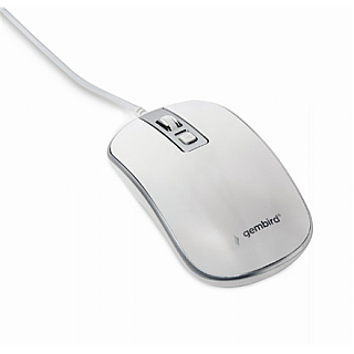 Gembird | Миша optyczna USB | MUS-4B-06-WS | Миша optyczna | білий/срібний
